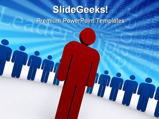 Out Standing Leader Leadership PowerPoint Themes And PowerPoint Slides 0511 Out Standing Leader Leadership PowerPoint Themes And PowerPoint Slides 0511