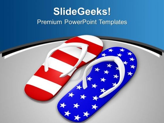 Pair Of Footwears Using America Flag PowerPoint Templates Ppt Backgrounds For Slides 0213 Pair Of Footwears Using America Flag PowerPoint Templates Ppt Backgrounds For Slides 0213