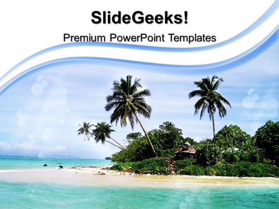 Palm Trees Beach PowerPoint Templates And PowerPoint Themes 0512 Palm Trees Beach PowerPoint Templates And PowerPoint Themes 0512