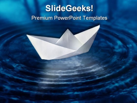 Paper Boat Business PowerPoint Themes And PowerPoint Slides 0511 Paper Boat Business PowerPoint Themes And PowerPoint Slides 0511