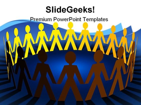 Paper Chain Leadership PowerPoint Templates And PowerPoint Backgrounds 0711 Paper Chain Leadership PowerPoint Templates And PowerPoint Backgrounds 0711