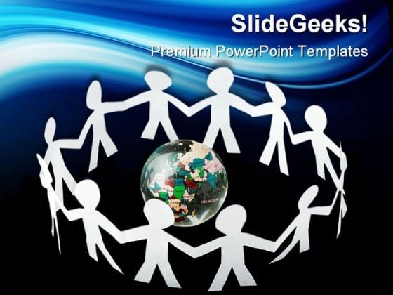 Paper Little People Global PowerPoint Themes And PowerPoint Slides 0411 Paper Little People Global PowerPoint Themes And PowerPoint Slides 0411
