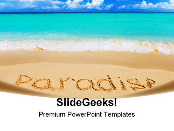 Paradise Beach PowerPoint Backgrounds And Templates 1210 Paradise Beach PowerPoint Backgrounds And Templates 1210