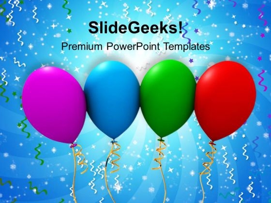 Party Balloons Event PowerPoint Templates Ppt Background For Slides 1112 Party Balloons Event PowerPoint Templates Ppt Background For Slides 1112