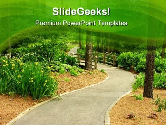 Path Nature PowerPoint Templates And PowerPoint Backgrounds 0711