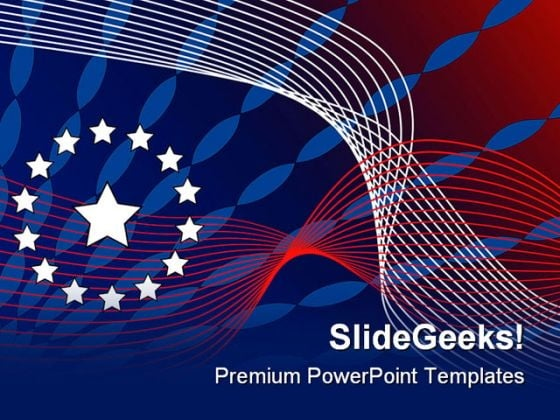Patriotic Abstract Background PowerPoint Templates And PowerPoint Backgrounds 0711