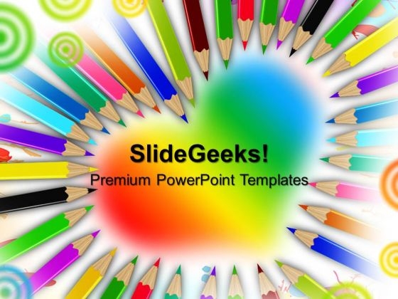 Pencils Heart Education PowerPoint Templates And PowerPoint Themes 0612 Pencils Heart Education PowerPoint Templates And PowerPoint Themes 0612