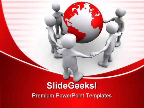 People Of The World Globe PowerPoint Templates And PowerPoint Backgrounds 0311 People Of The World Globe PowerPoint Templates And PowerPoint Backgrounds 0311