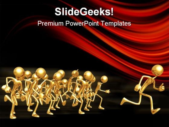 People Running Leadership PowerPoint Templates And PowerPoint Backgrounds 0511 People Running Leadership PowerPoint Templates And PowerPoint Backgrounds 0511