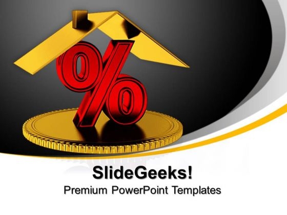 Percentage Symbol Finance PowerPoint Templates And PowerPoint Themes 0912