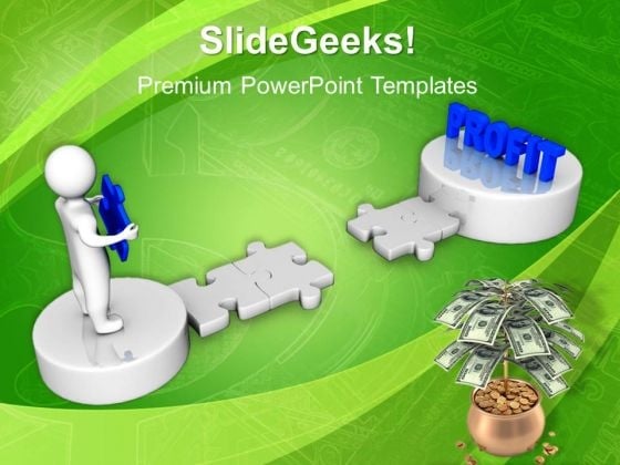 Person Holding Solution Puzzle Business PowerPoint Templates And PowerPoint Themes 1012 Person Holding Solution Puzzle Business PowerPoint Templates And PowerPoint Themes 1012