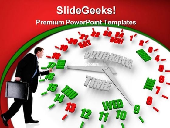 Person Looking Work Week Clock Business PowerPoint Themes And PowerPoint Slides 0311 Person Looking Work Week Clock Business PowerPoint Themes And PowerPoint Slides 0311