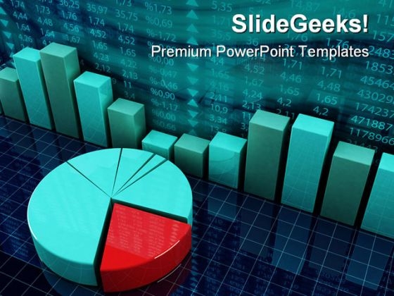 Pie Chart Finance PowerPoint Themes And PowerPoint Slides 0511