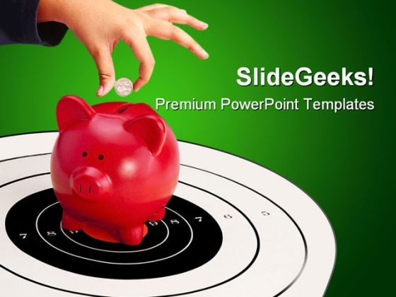 Piggy Bank Future PowerPoint Themes And PowerPoint Slides 0511