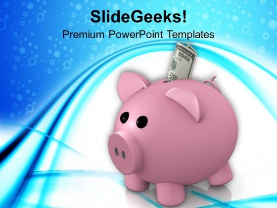 Piggy Bank Savings Concept PowerPoint Templates Ppt Backgrounds For Slides 0113 Piggy Bank Savings Concept PowerPoint Templates Ppt Backgrounds For Slides 0113
