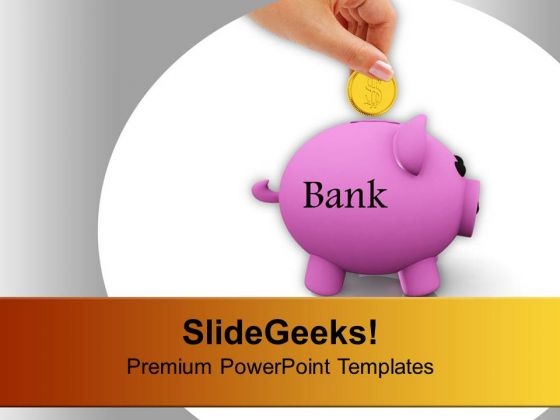 Piggy Bank Savings For Business Concept PowerPoint Templates Ppt Backgrounds For Slides 0313 Piggy Bank Savings For Business Concept PowerPoint Templates Ppt Backgrounds For Slides 0313