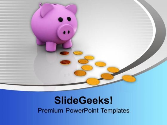 Piggy Bank With Coins Savings Future PowerPoint Templates Ppt Backgrounds For Slides 1112 Piggy Bank With Coins Savings Future PowerPoint Templates Ppt Backgrounds For Slides 1112