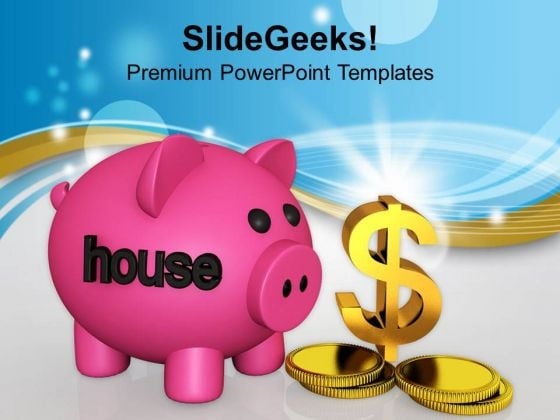 Piggy Bank With Dollar Symbol Saving PowerPoint Templates Ppt Backgrounds For Slides 0113 Piggy Bank With Dollar Symbol Saving PowerPoint Templates Ppt Backgrounds For Slides 0113
