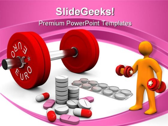 Pills And Dumbbells Health PowerPoint Themes And PowerPoint Slides 0811 Pills And Dumbbells Health PowerPoint Themes And PowerPoint Slides 0811
