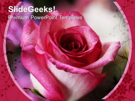 Pink Flower With Designer Frame Background PowerPoint Templates Ppt Backgrounds For Slides 0613 Pink Flower With Designer Frame Background PowerPoint Templates Ppt Backgrounds For Slides 0613