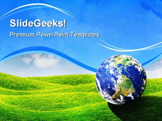 Planet Earth Globe PowerPoint Themes And PowerPoint Slides 0411