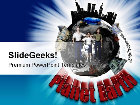 Planet Earth People PowerPoint Backgrounds And Templates 0111 Planet Earth People PowerPoint Backgrounds And Templates 0111