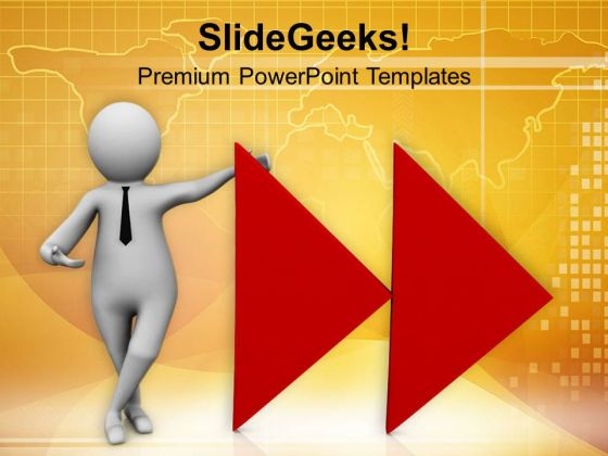 Play Forward For Business Growth PowerPoint Templates Ppt Backgrounds For Slides 0713 Play Forward For Business Growth PowerPoint Templates Ppt Backgrounds For Slides 0713