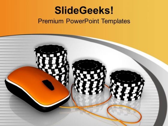 Play Online Casino Games Poker PowerPoint Templates Ppt Backgrounds For Slides 0513