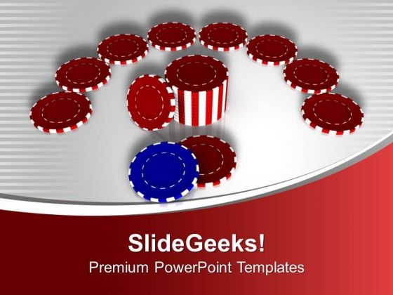 Play Poker And Win Money PowerPoint Templates Ppt Backgrounds For Slides 0513