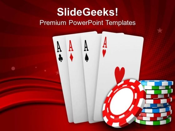 poker and playing cards game powerpoint templates ppt backgrounds game ppt template