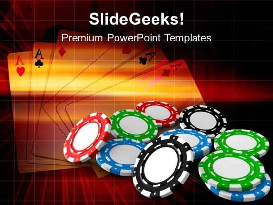Poker Chips For Gambling Game PowerPoint Templates Ppt Backgrounds For Slides 0513 Poker Chips For Gambling Game PowerPoint Templates Ppt Backgrounds For Slides 0513