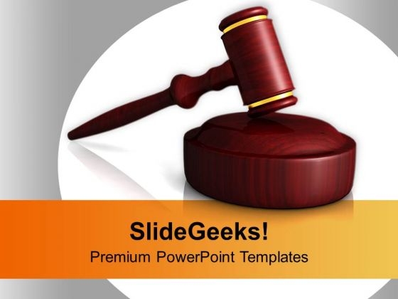 Portrayal Of Judges Wooden Gavel PowerPoint Templates Ppt Backgrounds For Slides 0213 Portrayal Of Judges Wooden Gavel PowerPoint Templates Ppt Backgrounds For Slides 0213