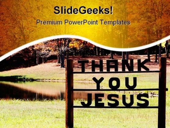 Praising God Religion PowerPoint Templates And PowerPoint Backgrounds 0811
