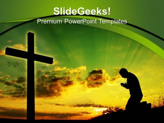 Prayer Christian Powerpoint Templates And Powerpoint Themes 0812 Powerpoint Themes