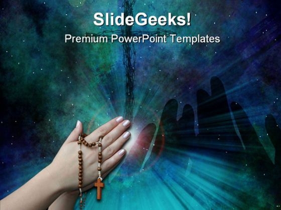 Prayer Religion PowerPoint Template 0610 Prayer Religion PowerPoint Template 0610