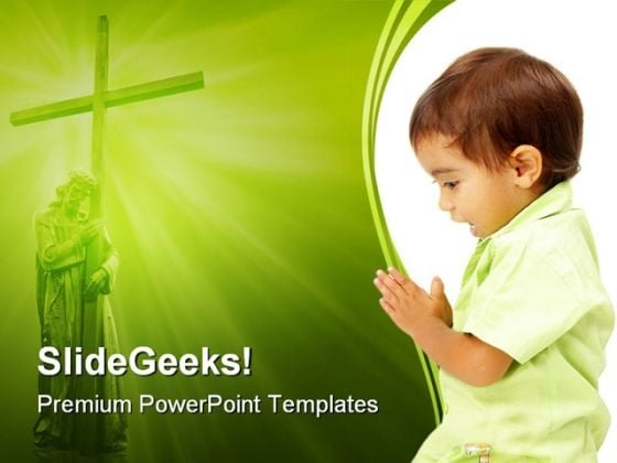 Prayer Religion PowerPoint Themes And PowerPoint Slides 0411