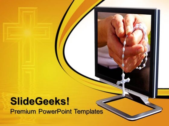 Praying Monitor Church PowerPoint Templates And PowerPoint Themes 0712 Praying Monitor Church PowerPoint Templates And PowerPoint Themes 0712