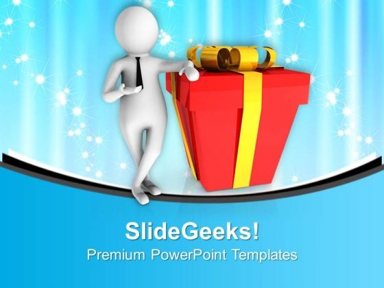 Presenting Christmas Gifts PowerPoint Templates Ppt Backgrounds For Slides 0713 Presenting Christmas Gifts PowerPoint Templates Ppt Backgrounds For Slides 0713