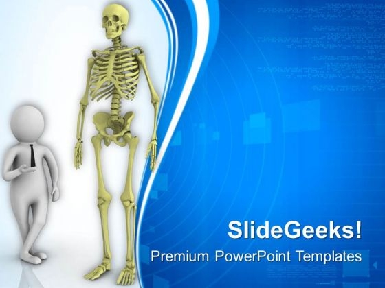 Presenting Human Skeleton PowerPoint Templates Ppt Backgrounds For Slides 0713 Presenting Human Skeleton PowerPoint Templates Ppt Backgrounds For Slides 0713