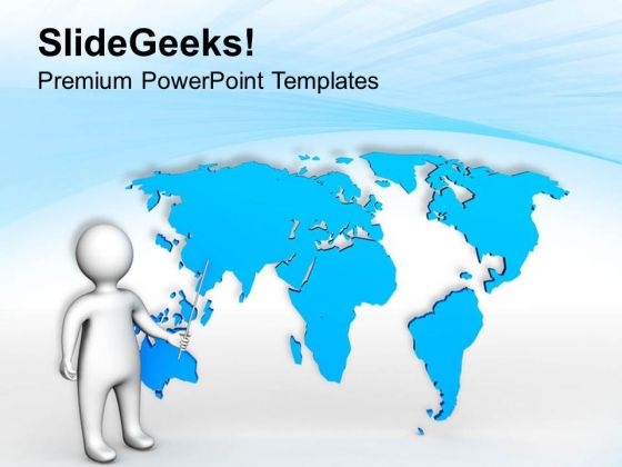 Presenting World Map Business Concept PowerPoint Templates Ppt Backgrounds For Slides 0513