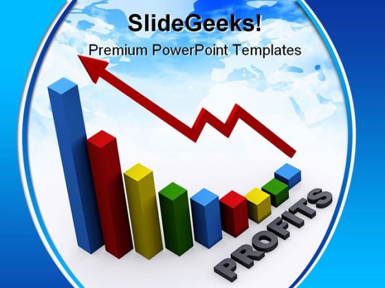 Profit Bar Chart Business PowerPoint Backgrounds And Templates 1210 Profit Bar Chart Business PowerPoint Backgrounds And Templates 1210