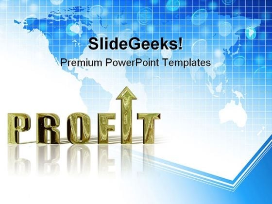 Profit Finance PowerPoint Backgrounds And Templates 1210