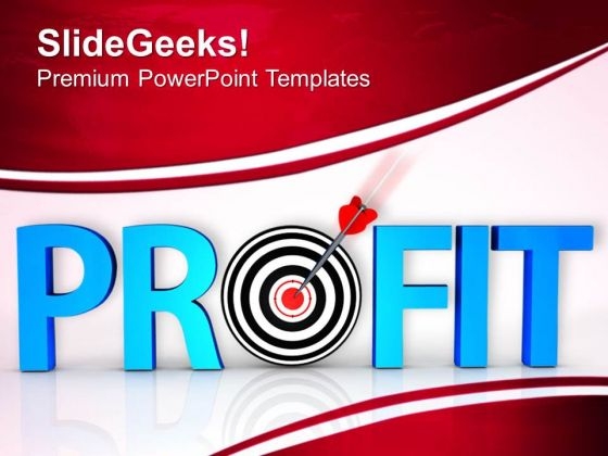 Profit Goal Achievement Success PowerPoint Templates Ppt Backgrounds For Slides 0413