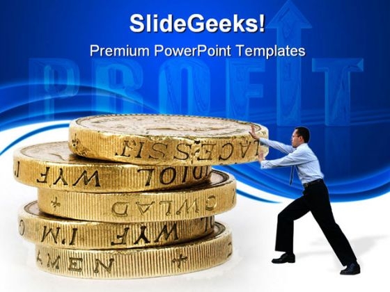 Pushing Coins Money PowerPoint Backgrounds And Templates 1210 Pushing Coins Money PowerPoint Backgrounds And Templates 1210