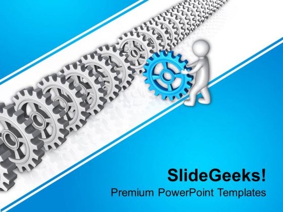 Put Right Gear In Right Place Business Concept PowerPoint Templates Ppt Backgrounds For Slides 0713 Put Right Gear In Right Place Business Concept PowerPoint Templates Ppt Backgrounds For Slides 0713