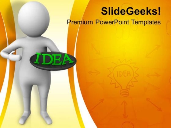 Put Your Idea Forward PowerPoint Templates Ppt Backgrounds For Slides 0713 Put Your Idea Forward PowerPoint Templates Ppt Backgrounds For Slides 0713