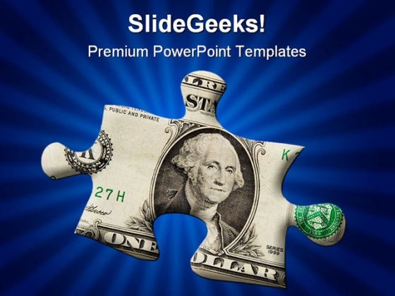 Puzzle Money Finance PowerPoint Template 0610 Puzzle Money Finance PowerPoint Template 0610