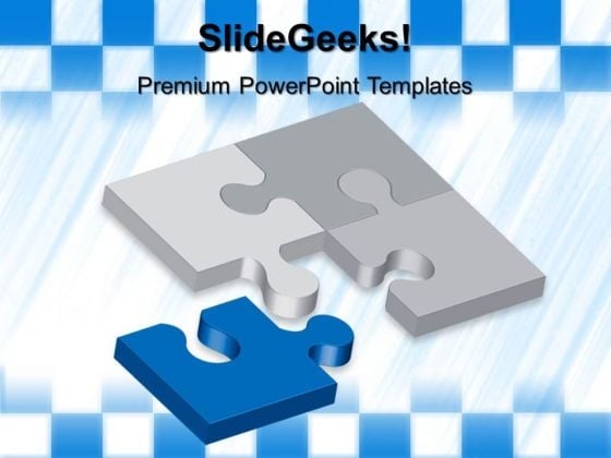 Puzzle Perfect Fit Business PowerPoint Templates And PowerPoint Themes 0512