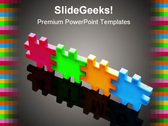 Puzzle Team Business Teamwork PowerPoint Template 1110 Puzzle Team Business Teamwork PowerPoint Template 1110