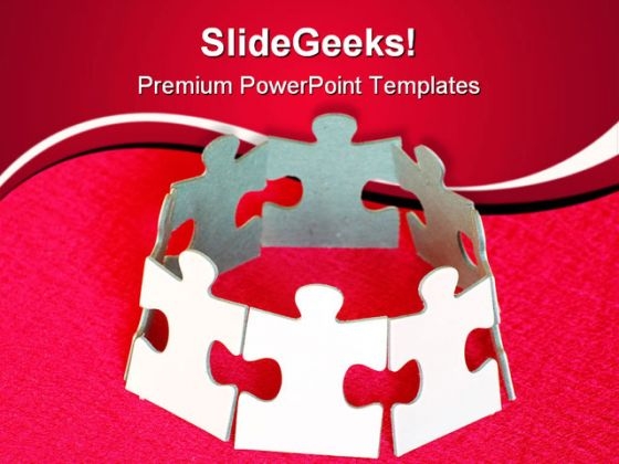 Puzzle Unity Leadership PowerPoint Themes And PowerPoint Slides 0811 Puzzle Unity Leadership PowerPoint Themes And PowerPoint Slides 0811